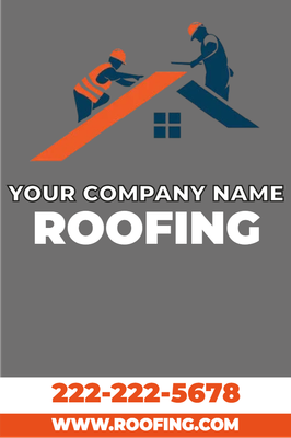 Custom Outdoor Yard Signs Multiple Sizes Roofing