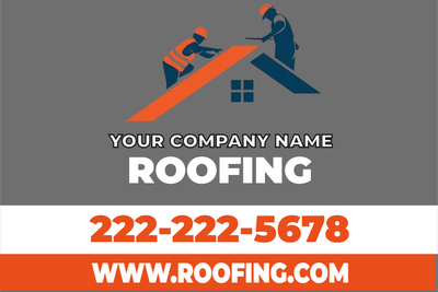 Custom Outdoor Yard Signs Multiple Sizes Roofing