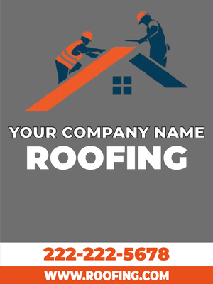 Custom Outdoor Yard Signs Multiple Sizes Roofing