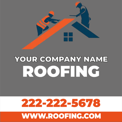 Custom Outdoor Yard Signs Multiple Sizes Roofing