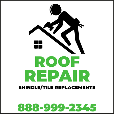 Custom Outdoor Yard Signs Multiple Sizes Roof Repair