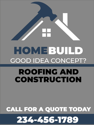 Custom Outdoor Yard Signs Multiple Sizes Roofing & Construction