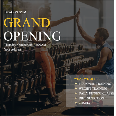Custom Outdoor Yard Signs Multiple Sizes Grand Opening