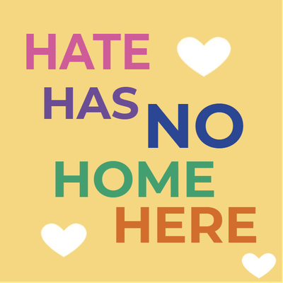 Custom Outdoor Yard Signs Multiple Sizes Hate Has No Home Here