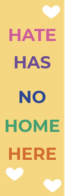 Custom Outdoor Yard Signs Multiple Sizes Hate Has No Home Here