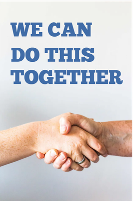 Custom Outdoor Yard Signs Multiple Sizes  We Can Do This Together