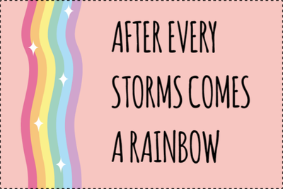 Custom Outdoor Yard Signs Multiple Sizes  Rainbow