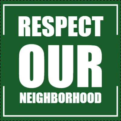Custom Outdoor Yard Signs Multiple Sizes Respect Our Neighbor