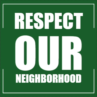 Custom Outdoor Yard Signs Multiple Sizes Respect Our Neighbor