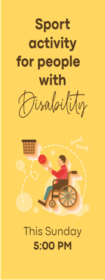 Custom Outdoor Yard Signs Multiple Sizes People with Disability