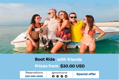Custom Outdoor Yard Signs Multiple Sizes Boat Ride With Friends