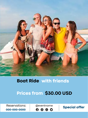 Custom Outdoor Yard Signs Multiple Sizes Boat Ride With Friends
