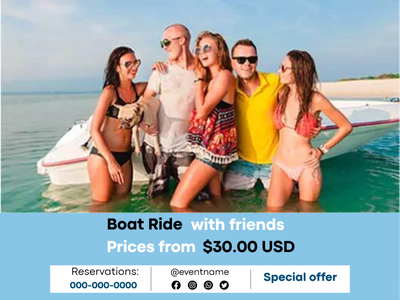 Custom Outdoor Yard Signs Multiple Sizes Boat Ride With Friends