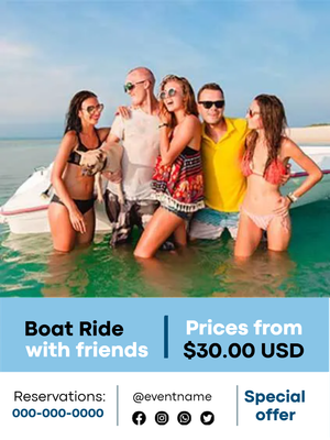 Custom Outdoor Yard Signs Multiple Sizes Boat Ride With Friends