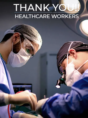 Custom Outdoor Yard Signs Multiple Sizes  Healthcare Workers