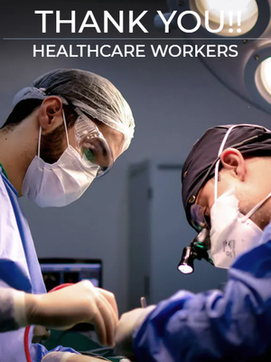 Custom Outdoor Yard Signs Multiple Sizes  Healthcare Workers