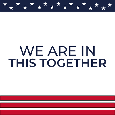 Custom Outdoor Yard Signs Multiple Sizes We Are In This Together