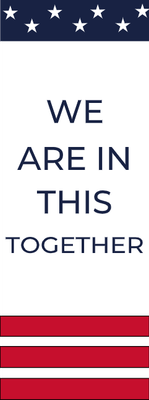Custom Outdoor Yard Signs Multiple Sizes We Are In This Together