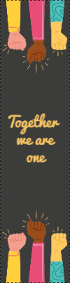 Custom Outdoor Yard Signs Multiple Sizes Together We Are One