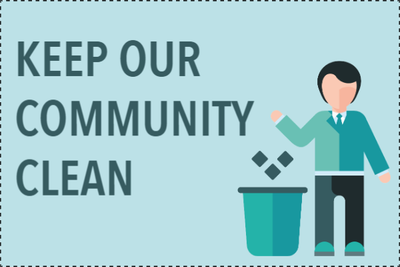 Custom Outdoor Yard Signs Multiple Sizes Keep Community Clean