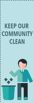Custom Outdoor Yard Signs Multiple Sizes Keep Community Clean