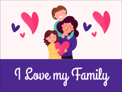 Custom Outdoor Yard Signs Multiple Sizes I Love My Family