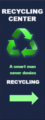 Custom Outdoor Yard Signs Multiple Sizes Recycle Center