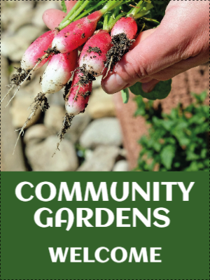 Custom Outdoor Yard Signs Multiple Sizes Community Market