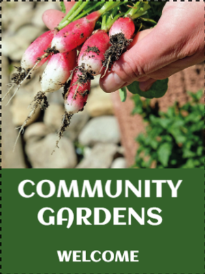 Custom Outdoor Yard Signs Multiple Sizes Community Market