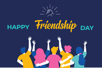 Custom Outdoor Yard Signs Multiple Sizes Happy Friendship Day