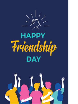 Custom Outdoor Yard Signs Multiple Sizes Happy Friendship Day