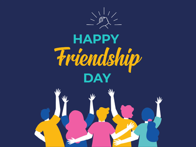 Custom Outdoor Yard Signs Multiple Sizes Happy Friendship Day