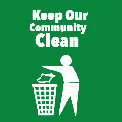 Custom Outdoor Yard Signs Multiple Sizes Keep Community Clean