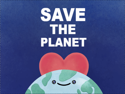 Custom Outdoor Yard Signs Multiple Sizes Save the Planet