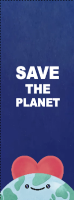 Custom Outdoor Yard Signs Multiple Sizes Save the Planet