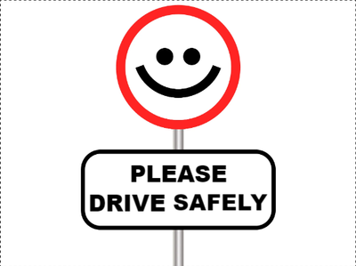 Custom Outdoor Yard Signs Multiple Sizes Please Drive Safely