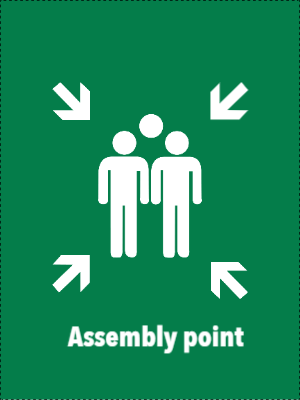Custom Outdoor Yard Signs Multiple Sizes Assembly Point