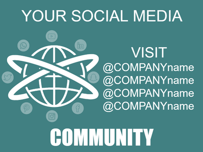 Custom Outdoor Yard Signs Multiple Sizes Social Media