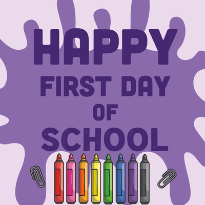 Custom Outdoor Yard Signs Multiple Sizes First Day of School