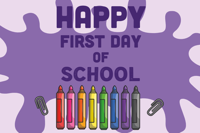 Custom Outdoor Yard Signs Multiple Sizes First Day of School