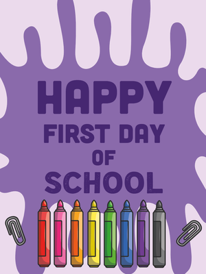 Custom Outdoor Yard Signs Multiple Sizes First Day of School