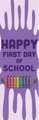 Custom Outdoor Yard Signs Multiple Sizes First Day of School