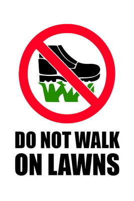 Custom Outdoor Yard Signs Multiple Sizes Avoid Lawns