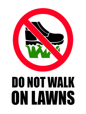 Custom Outdoor Yard Signs Multiple Sizes Avoid Lawns
