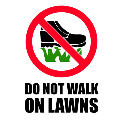 Custom Outdoor Yard Signs Multiple Sizes Avoid Lawns