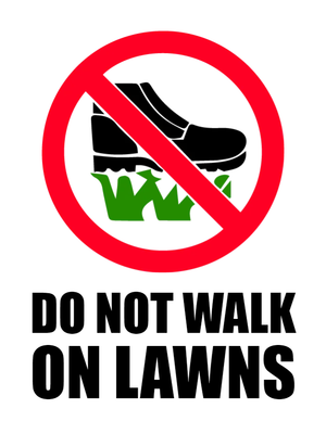 Custom Outdoor Yard Signs Multiple Sizes Avoid Lawns