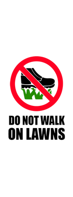 Custom Outdoor Yard Signs Multiple Sizes Avoid Lawns