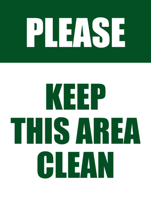 Custom Outdoor Yard Signs Multiple Sizes Keep Area Clean