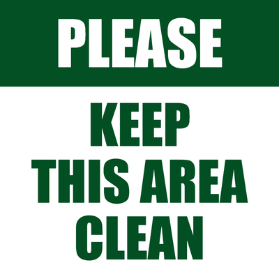 Custom Outdoor Yard Signs Multiple Sizes Keep Area Clean