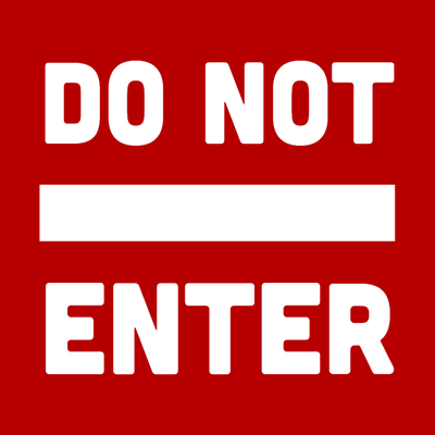 Custom Outdoor Yard Signs Multiple Sizes Do Not Enter